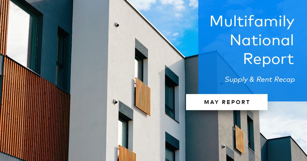 New Multifamily Supply and Steady Demand Maintains Rent Growth in May